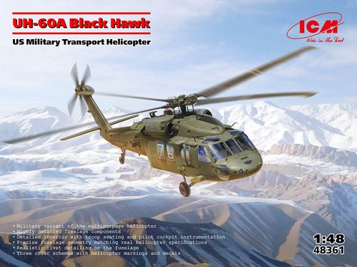 Icm 48361 sikorsky uh 60a - 1:48,